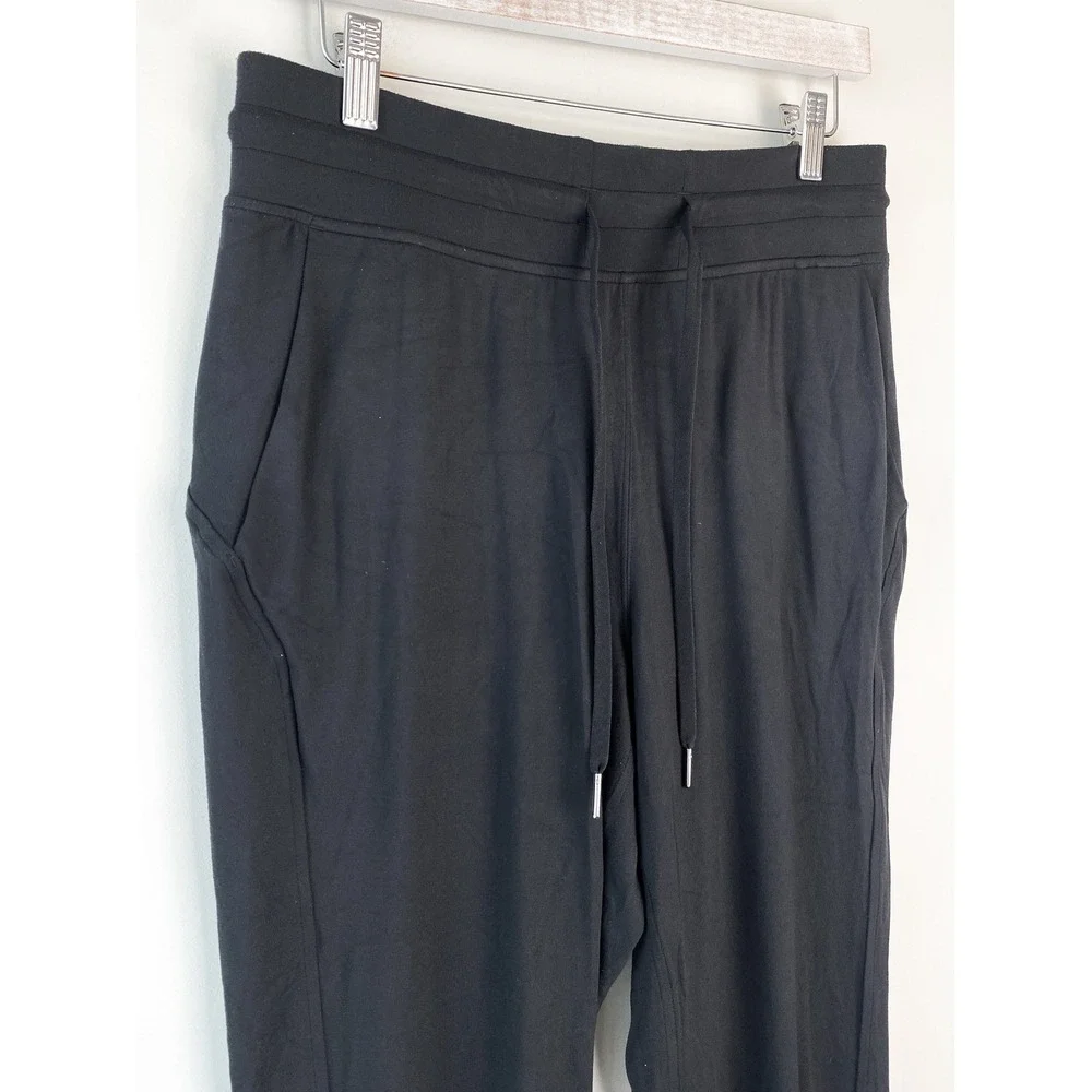 Lululemon Ready to Rulu High Rise Jogger Pants 8 Black Soft Loungewear Sporty - Picture 5 of 16